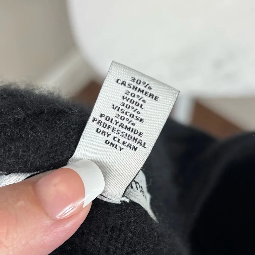 Autumn Cashmere‎ Hybrid Rib Cape Poncho Wrap Shawl OSFM